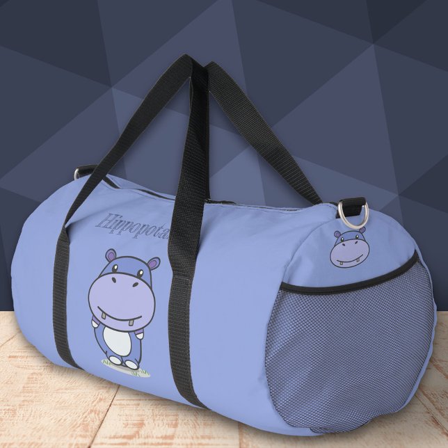 Niedlich Hippo Duffle Bag (Cute Hippo Duffle Bag)