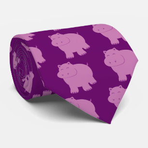 Niedlich Hippo Krawatte
