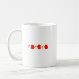 Niedlich Ho Ho Rote Nase Handgemalte Weihnachtsfei Kaffeetasse