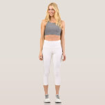 NIEDLICH! Hochwaisted Capris - Weiß<br><div class="desc">NIEDLICH! High Waisted Capris - White More like this and personalisiert products: zazzle.com/store/evreething</div>