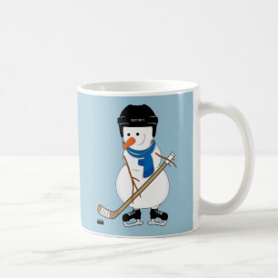 Niedlich Hockey Snowman Tasse