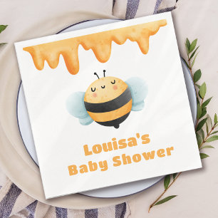 Niedlich Honey Bee Baby Dusche Serviette