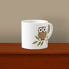 Niedlich Hoot Owl Espresso Tasse