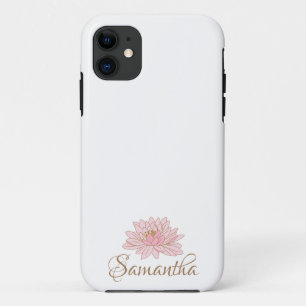Niedlich Hübsch rosa Bläschen Personalisierter Nam Case-Mate iPhone Hülle