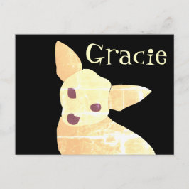 Niedlich Hund Chihuahua Fun Whimsical Postkarte