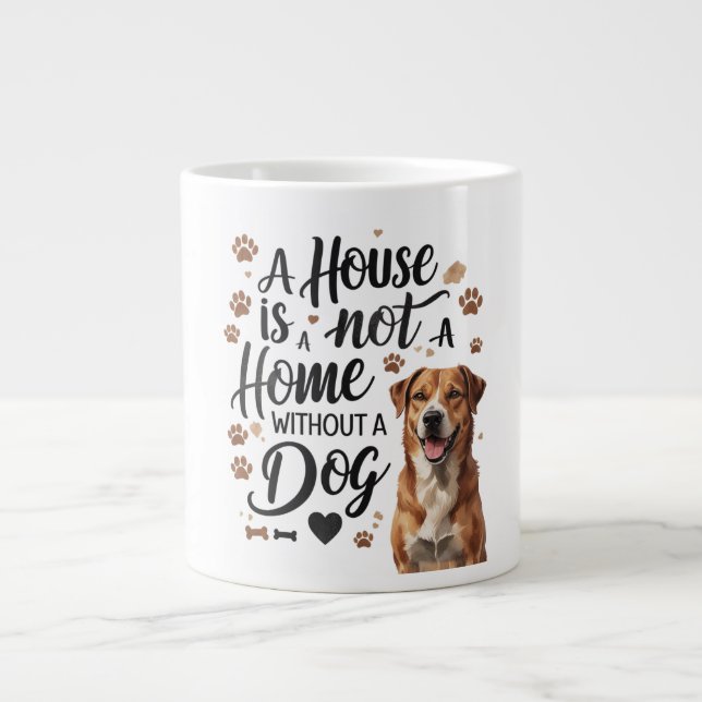 Niedlich Hunde Lover Jumbo Tasse (Vorderseite)