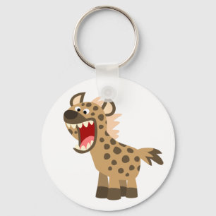 Niedlich Hungerfestungen Cartoon Hyena Schlüsselanhänger