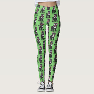 Niedlich hungriger Tasmanischer Teufel Cartoon Ill Leggings