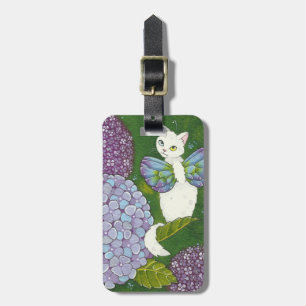 Niedlich Hydrangea Kitty Cat Fairy Floral Gepäckst Gepäckanhänger