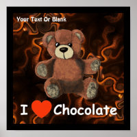Niedlich I Herz (Liebe) Schokolade Teddy Bär