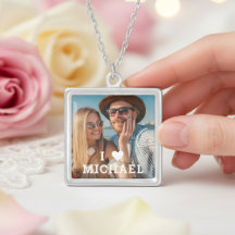 Niedlich I Liebe Herz Foto Paare Personalisierter