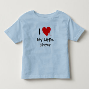 Niedlich I Liebe (Herz) Meine kleine Schwester Kleinkind T-shirt