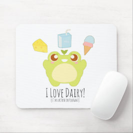 Niedlich I Liebe Leckereien Frosch Mousepad