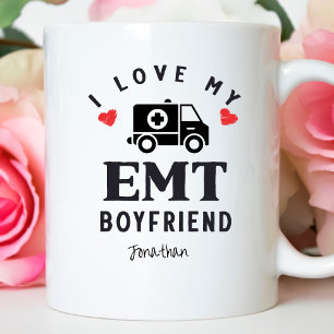 Niedlich I Liebe Mein EMT-Freund Kaffeetasse