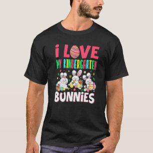 Niedlich I Liebe Mein Kindergarten Bunnies Bunny E T-Shirt