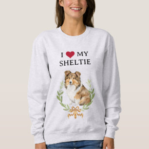 Niedlich I Liebe mein Sheltie Sweatshirt