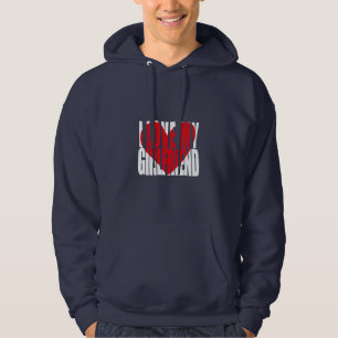 Niedlich I Liebe Meine Freundin Hoodie