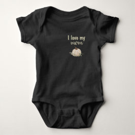 Niedlich I Liebe Meine Mama Pumpkin Baby Strampler