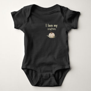 Niedlich I Liebe Meine Mama Pumpkin Baby Strampler