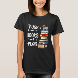 Niedlich I Liebe Mops und Bücher Klassischer T - S T-Shirt