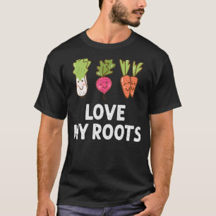 Niedlich I Liebe My Roots Kleinkind T-Shirt Wurzel