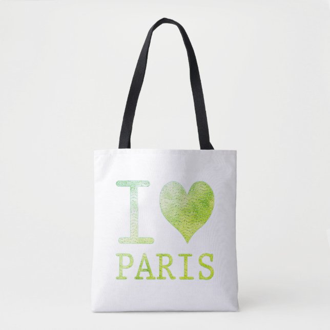 Niedlich I Liebe Paris Tote Tasche (Vorderseite)