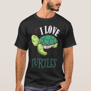 Niedlich I Liebe Schildkröten T-Shirt