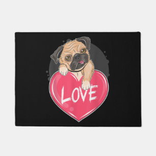 Niedlich I Steal Hearts Mops Valentine Day Gift Fußmatte