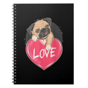 Niedlich I Steal Hearts Mops   Valentine Day Gift Notizblock