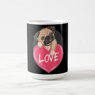 Niedlich I Steal Hearts Mops   Valentine Day Gift Verwandlungstasse