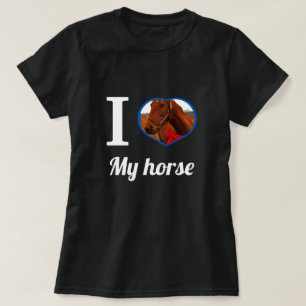 Niedlich, ich hebe mein Pferd, erschaffe dein eige T-Shirt