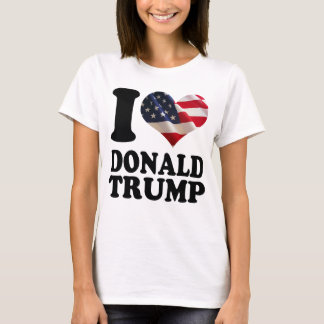 Niedlich Ich liebe die amerikanische Flagge Donald T-Shirt