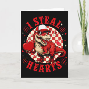 Niedlich ich stehle Herzen Valentinstag Jungen Din Karte