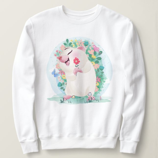 Niedlich Igel Sweatshirt (Design vorne)
