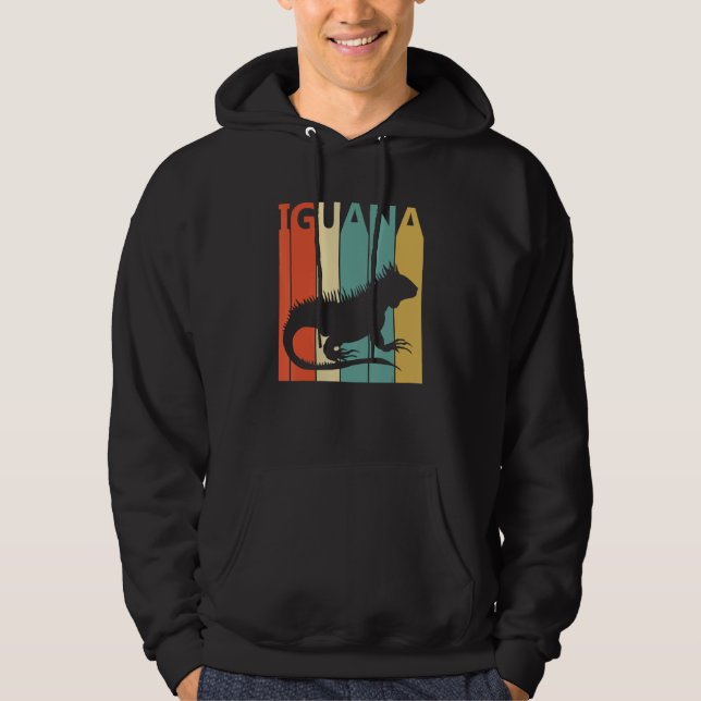 Niedlich Iguana Hoodie (Vorderseite)