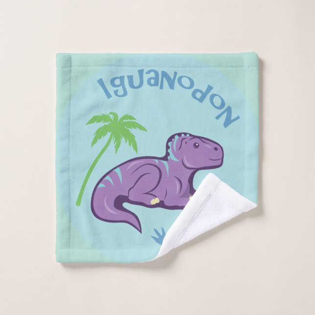 Niedlich Iguanodon Waschlappen (Waschlappen)