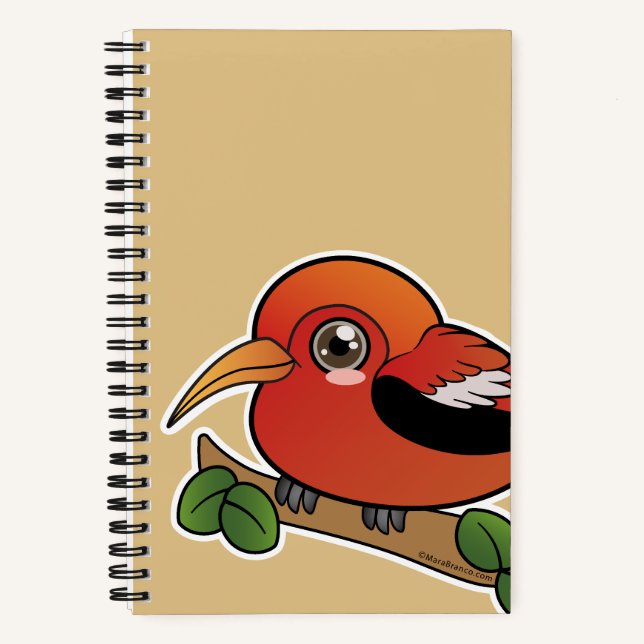 Niedlich Iiwi Notizbuch (Vorderseite)