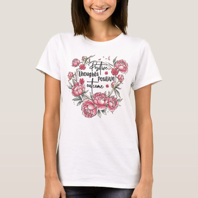 Niedlich inspirierende positive Gedanken T - Shirt (Vorderseite)