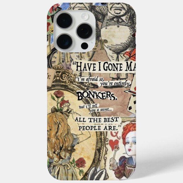Niedlich Inspiriert durch Alice im Wunderland Case-Mate iPhone Hülle (Rückseite)