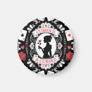 Niedlich inspiriert von der dunklen Alice im Wunde Magnet