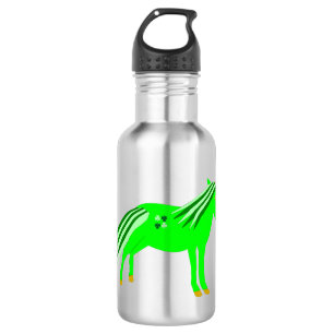 Niedlich Irish Green und Gold Unicorn Edelstahlflasche
