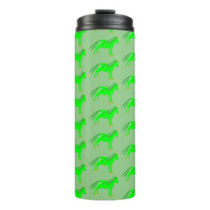Niedlich Irish Green und Gold Unicorn Thermosbecher
