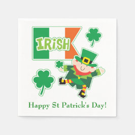 Niedlich Irish Leprechaun Serviette