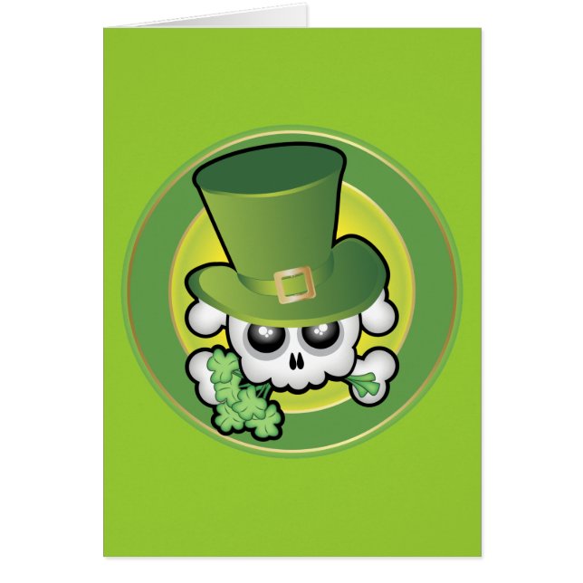 Niedlich Irish Skull (Vorne)