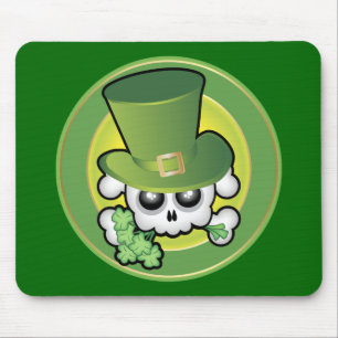 Niedlich Irish Skull Mousepad