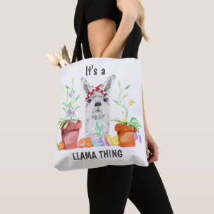 Niedlich ist es ein Lama-Ding Tasche