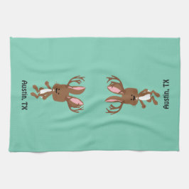 Niedlich Jackalope - Austin, Texas Handtuch