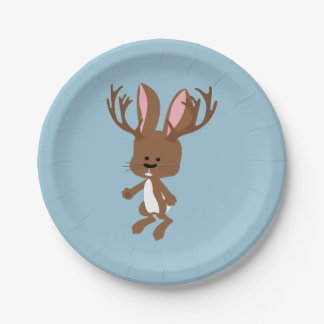 Niedlich Jackalope Pappteller