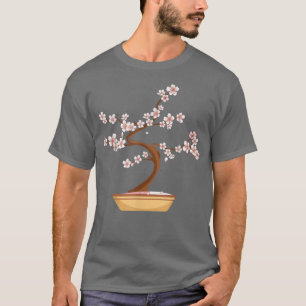 Niedlich Japanisch Bonsai Sakura Cherry Blossom Ka T-Shirt