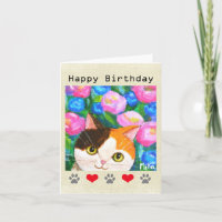 Niedlich Japanisch Calico Mike Neko Lucky Cat Birt